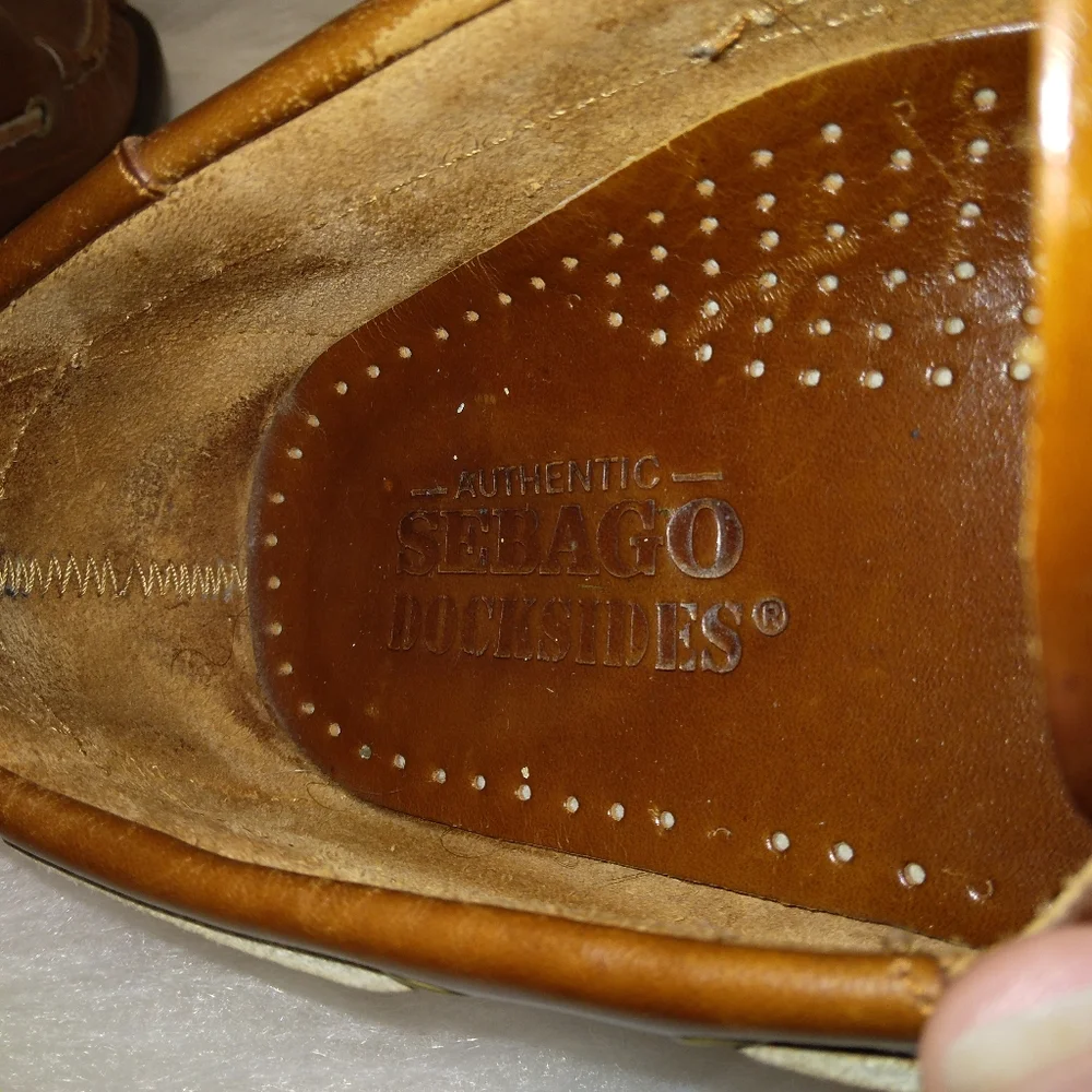 SHOES Sebago Docksides Men's 8, very good soles
